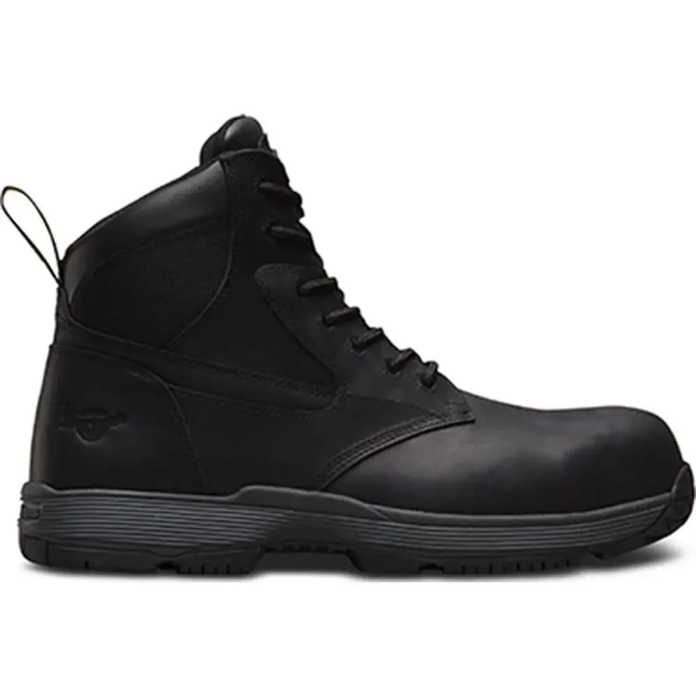 DR. MARTENS UNISEX NON METALLIC CORVID SD SAFETY TOE 7-EYE BOOT 11 Women /10 Men